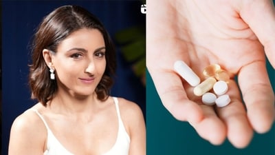 Soha Ali Khan’s supplement stash to support perimenopause in her 40s. (Adobe Stock) Soha Ali Khan’s supplement stash to support perimenopause in her 40s. (Adobe Stock)