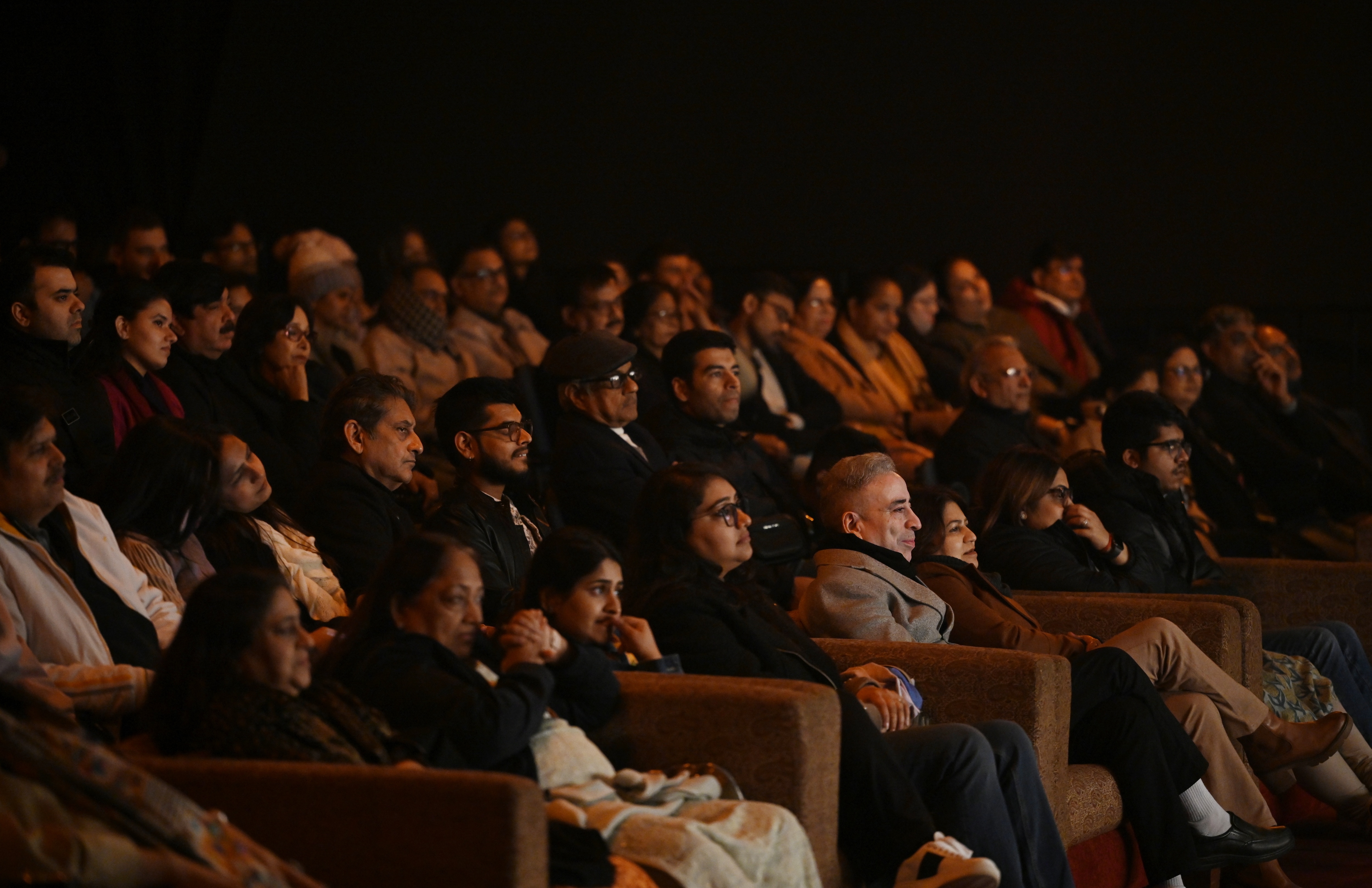 A packed house during the play Mohan Ka Masala at Repertwahr Festival in Lucknow (Photo: Deepak Gupta/HT) A packed house during the play Mohan Ka Masala at Repertwahr Festival in Lucknow (Photo: Deepak Gupta/HT)