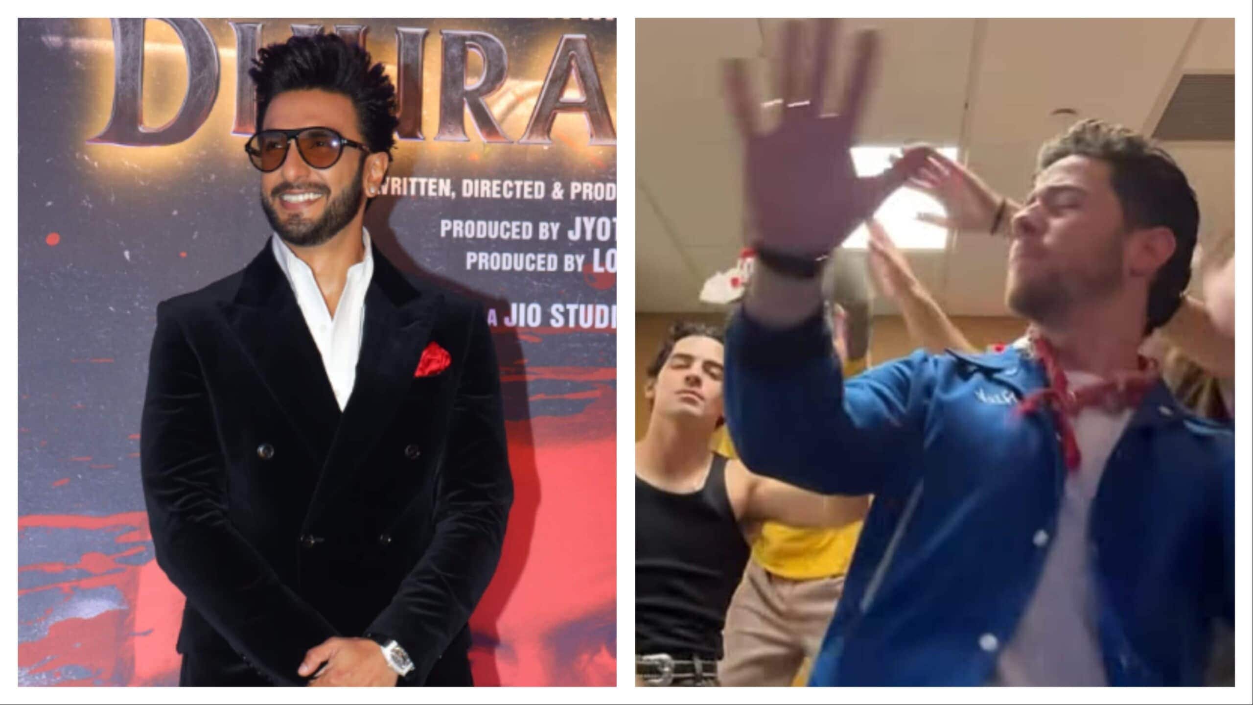 Ranveer Singh reacts to ‘jiju’ Nick Jonas dancing on viral Dhurandhar track, singer sends love to Dua and Deepika Ranveer Singh reacts to ‘jiju’ Nick Jonas dancing on viral Dhurandhar track, singer sends love to Dua and Deepika