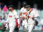 An unrelenting Australia were four wickets from retaining the Ashes at close of play on Day 4
