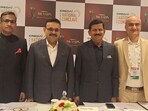 Credai has urged the government to revisit the definition of affordable housing and extend tax incentives to developers in the Union Budget 2026. (From L to R: Gaurav Gupta, secretary; Shekhar Patel, president; G Ram Reddy, president-elect and Deepak Kapoor, media convenor) 