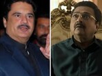 Rakesh Bedi (R) plays Jameel Jamali in Dhurandhar, a politician based on real-life Pakistani lawmaker Nabil Gabol (L).