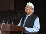 Bangladesh Chief Adviser Muhammad Yunus speaks during the funeral of Osman Hadi. Bangladesh Chief Adviser Muhammad Yunus speaks during the funeral of Osman Hadi.