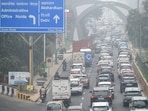 Over half of the city’s air monitoring stations recorded severe air, while forecasts warn poor to severe conditions through midweek. (Sunil Ghosh/HT Photo)