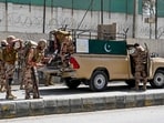 On Friday one bomb blast damaged about three feet of railway track in Mushkaf, while another blast in the Dasht area caused further damage.