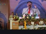 Patil said the 2025 edition of the festival was organised in Bhopal in January followed by Pune, associated with Chhatrapati Shivaji Maharaj, who resolved in his childhood to establish “Hindavi Swarajya”. (HT) Patil said the 2025 edition of the festival was organised in Bhopal in January followed by Pune, associated with Chhatrapati Shivaji Maharaj, who resolved in his childhood to establish “Hindavi Swarajya”. (HT)
