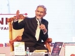 The Pune Literature Festival was organised on the sidelines of the ongoing Pune Book Festival. (HT)