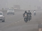 Visibility dropped sharply through the morning, falling from 250 metres at 5.30 am to just 120 metres by 8.30 am at the Sector 39 observatory — the lowest recorded this season. (Sant Arora/HT) Visibility dropped sharply through the morning, falling from 250 metres at 5.30 am to just 120 metres by 8.30 am at the Sector 39 observatory — the lowest recorded this season. (Sant Arora/HT)