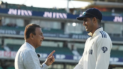Sunil Gavaskar and Shubman Gill (@GillTheWill77/x.com)