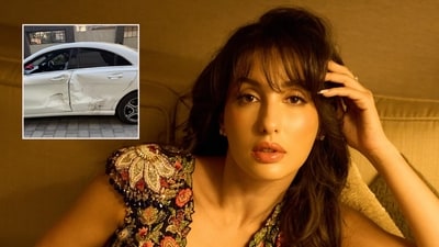 Nora Fatehi got into an accident today