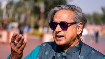 Tharoor questioned the country's interim government on the steps being taken to bring those responsible to justice. (PTI) Tharoor questioned the country's interim government on the steps being taken to bring those responsible to justice. (PTI)