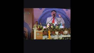 Patil said the 2025 edition of the festival was organised in Bhopal in January followed by Pune, associated with Chhatrapati Shivaji Maharaj, who resolved in his childhood to establish “Hindavi Swarajya”. (HT) Patil said the 2025 edition of the festival was organised in Bhopal in January followed by Pune, associated with Chhatrapati Shivaji Maharaj, who resolved in his childhood to establish “Hindavi Swarajya”. (HT)