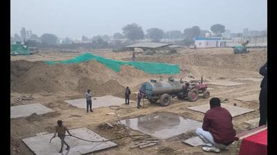 The action followed inspections by work-circle teams deployed across sectors, villages and industrial pockets of Greater Noida (HT) The action followed inspections by work-circle teams deployed across sectors, villages and industrial pockets of Greater Noida (HT)