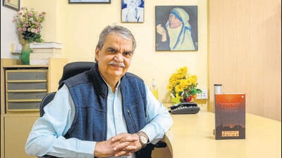 iMumbai, India - December 19, 2025: Bharat Vatwani is an Indian psychiatrist, based in Mumbai, India. He is known for his work in rehabilitating and reuniting mentally ill homeless people with their families in Mumbai, India, on Friday, December 19, 2025. (Photo by Satish Bate/ Hindustan Times) (Hindustan Times) iMumbai, India - December 19, 2025: Bharat Vatwani is an Indian psychiatrist, based in Mumbai, India. He is known for his work in rehabilitating and reuniting mentally ill homeless people with their families in Mumbai, India, on Friday, December 19, 2025. (Photo by Satish Bate/ Hindustan Times) (Hindustan Times)