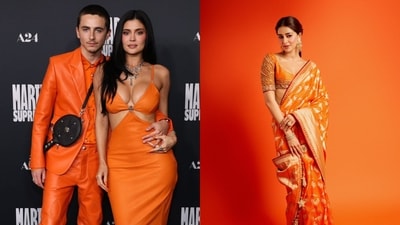 From Kylie Jenner to Ananya Panday, orange is one everyone's moodboard this season From Kylie Jenner to Ananya Panday, orange is one everyone's moodboard this season