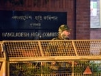 A security official stands guard outside the Bangladesh High Commission following protests in Bangladesh after the death of leader Sharif Osman Hadi, in New Delhi A security official stands guard outside the Bangladesh High Commission following protests in Bangladesh after the death of leader Sharif Osman Hadi, in New Delhi