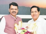 DCM Devendra Fadnavis welcomed Sandeep Naik back into the BJP on Saturday. DCM Devendra Fadnavis welcomed Sandeep Naik back into the BJP on Saturday.