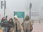 Gram it: No weather condition can deter the spirit of joyous revellers when they get to see the India Gate. Observing this bunch of smiling faces, on a cold and foggy morning at Kartavya Path, anyone can be convinced about the same and believe that Delhi winters are truly magical.(Photo: RAJ K RAJ / HT)