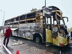 Experts said that many sleeper buses involved in fires are not factory built sleepers but standard coaches retrofitted locally after their registration. (HT Photo)