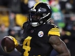 Pittsburgh Steelers wide receiver DK Metcalf scores a touchdown against the Miami Dolphins on Dec 15.
