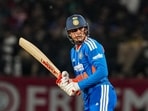 India's Shubman Gill during the third T20 International cricket match of a series between India and South Africa, at HPCA Stadium, in Dharamshala India's Shubman Gill during the third T20 International cricket match of a series between India and South Africa, at HPCA Stadium, in Dharamshala