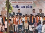 Several prominent leaders from MVA alliance either joined or are set to join BJP and NCP, bolstering the Mahayuti’s organisational base in Pimpri-Chinchwad. (HT)