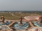 The complex also houses a museum that showcases the lives and philosophies of the three leaders. (HT FILE PHOTO)