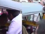 The protest focused on traffic problems and the presence of illegal hawkers in the area. The protest focused on traffic problems and the presence of illegal hawkers in the area.