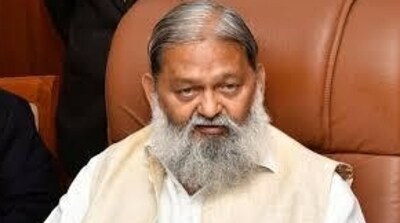 Haryana minister Anil Vij added that preparations for terrorist attacks around the world take place in Pakistan (HT photo) Haryana minister Anil Vij added that preparations for terrorist attacks around the world take place in Pakistan (HT photo)