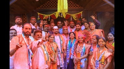 In Satara district, the BJP emerged as the dominant force, securing control of seven out of 10 municipal councils. (HT) In Satara district, the BJP emerged as the dominant force, securing control of seven out of 10 municipal councils. (HT)