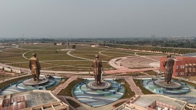 The complex also houses a museum that showcases the lives and philosophies of the three leaders. (HT FILE PHOTO) The complex also houses a museum that showcases the lives and philosophies of the three leaders. (HT FILE PHOTO)