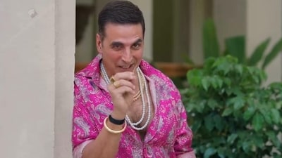 Akshay Kumar in a still from the promo of Wheel of Fortune India. Akshay Kumar in a still from the promo of Wheel of Fortune India.