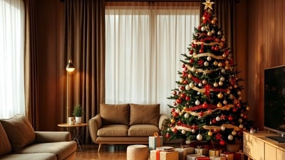 Warm tone accents really bring out the festive decor. (Picture credit: Freepik) Warm tone accents really bring out the festive decor. (Picture credit: Freepik)