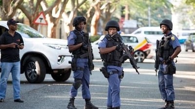 Police in Johannesburg, South Africa. (Reuters File Photo)