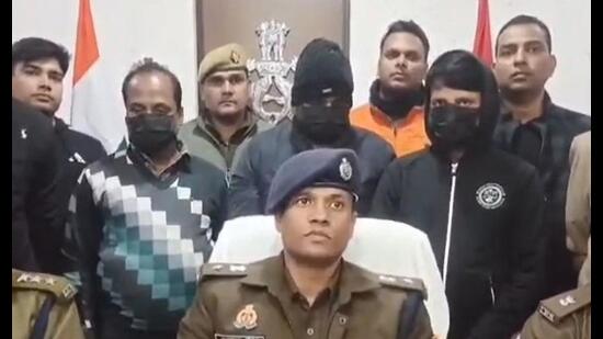Accused arrested by Gomti Nagar police in Lucknow on Saturday. (Sourced)