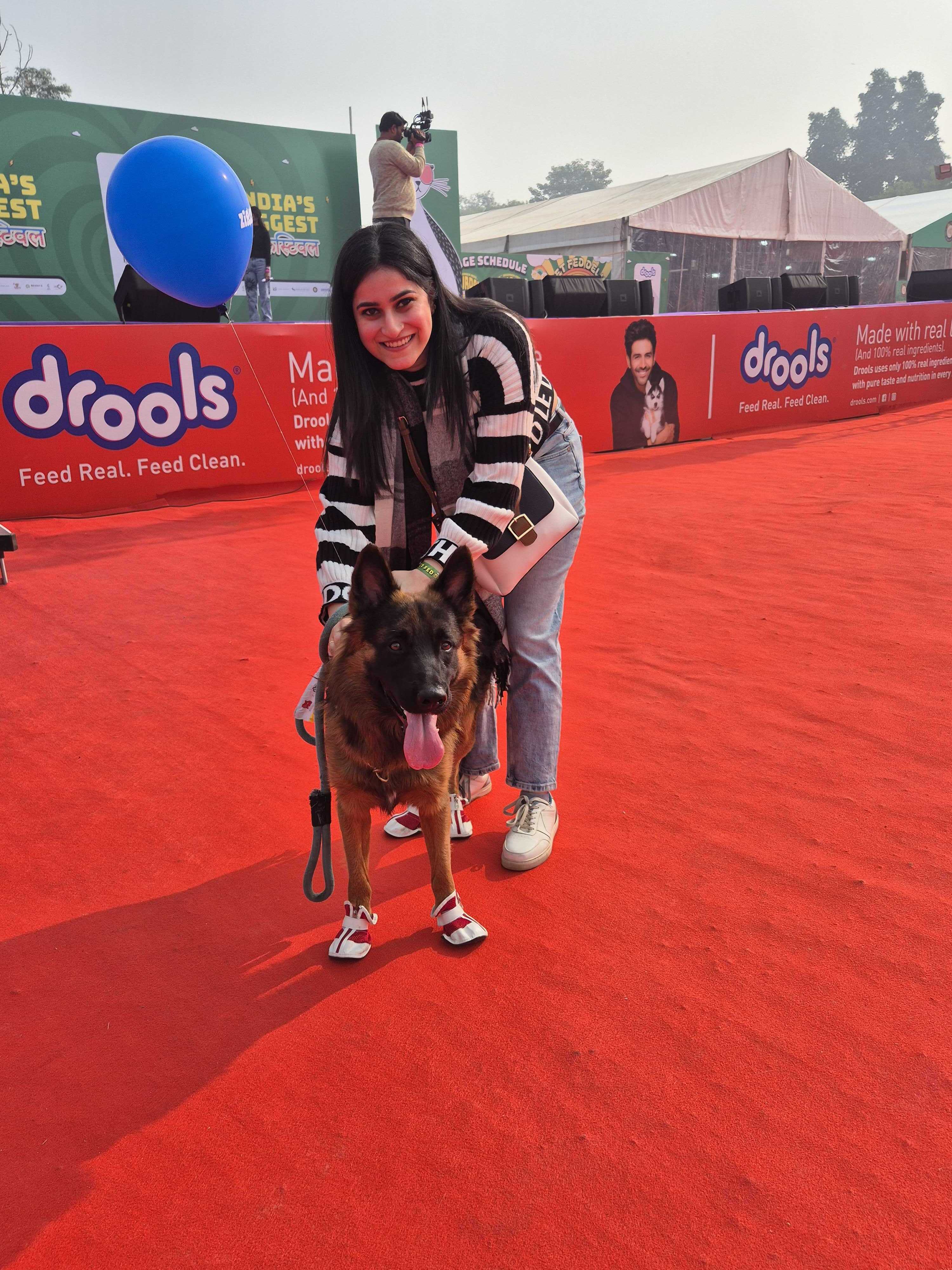 Advocate Charvi Sahani made the most of the sunny days with Scout, her 1.5 years old German Shepherd. (Photo: Henna Rakheja/HT) Advocate Charvi Sahani made the most of the sunny days with Scout, her 1.5 years old German Shepherd. (Photo: Henna Rakheja/HT)