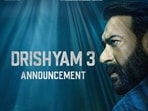 Drishyam 3 will see Ajay Devgn return as Vijay Salgaonkar.