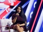 Surprise guest Nicki Minaj is interviewed by Erika Kirk on the final day of Turning Point USA's annual AmericaFest Surprise guest Nicki Minaj is interviewed by Erika Kirk on the final day of Turning Point USA's annual AmericaFest