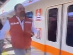 A Mexican mayor missed the inaugural ride of a new rail line after the train departed on schedule without waiting for him.