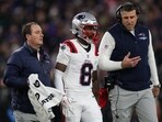 Stefon Diggs #8 of the New England Patriots walks off of the field during the first quarter against the Baltimore Ravens Stefon Diggs #8 of the New England Patriots walks off of the field during the first quarter against the Baltimore Ravens