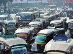 The Dhanbad Police on Monday carried out an intensive anti-crime and vehicle-checking drive at Randhir Verma Chowk (HT File)