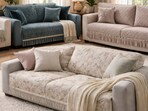 Quilted sofa covers bring winter layering to living rooms, offering visual softness, warmth and a refined look without changing furniture.(AI generated)