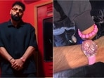 Rapper Badshah shows off exclusive Barbie Rolex worth $1 million on Instagram. Rapper Badshah shows off exclusive Barbie Rolex worth $1 million on Instagram.