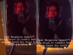 A woman posted a relatable clip of a slow Bengaluru commute.(Instagram/pavitra.kulkarni )