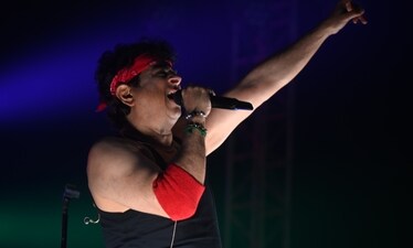 Palash Sen and Euphoria performed on the final day of Repertwahr 2025. (MushtaqAli/HT) Palash Sen and Euphoria performed on the final day of Repertwahr 2025. (MushtaqAli/HT)