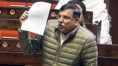 New Delhi, Dec 12 (ANI): AAP MP Sanjay Singh speaks in Rajya Sabha during the winter session of Parliament, in New Delhi on Friday. (Sansad TV/ANI Video Grab) (Sansad TV/ANI Grab) New Delhi, Dec 12 (ANI): AAP MP Sanjay Singh speaks in Rajya Sabha during the winter session of Parliament, in New Delhi on Friday. (Sansad TV/ANI Video Grab) (Sansad TV/ANI Grab)