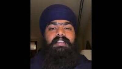 Amritpal Singh Mehron, who is alleged mastermind in the murder case of Instagram star Kanchan Kumari alias Kamal Kaur Bhabi. (HT File)