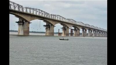 Bakhtiyarpur-Tajpur Ganga bridge (HT Photo) Bakhtiyarpur-Tajpur Ganga bridge (HT Photo)