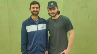 Mahesh Babu trained under Hari Krishna in Hyderabad last year for Varanasi. Mahesh Babu trained under Hari Krishna in Hyderabad last year for Varanasi.