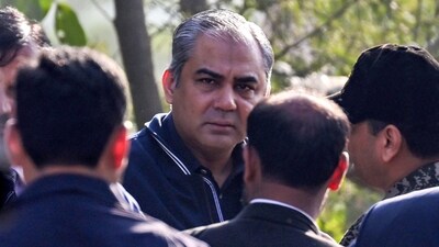 Mohsin Naqvi was present during the India vs Pakistan U19 Asia Cup final in Dubai on Sunday (AFP) Mohsin Naqvi was present during the India vs Pakistan U19 Asia Cup final in Dubai on Sunday (AFP)